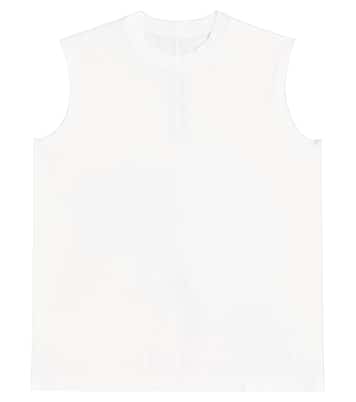 Tarp cotton jersey tank top | Rick Owens Kids
