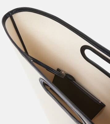 Folded Large canvas tote bag | Alaïa