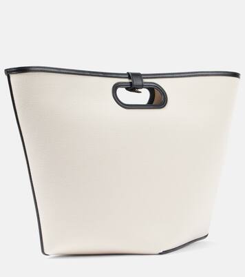 Folded Large canvas tote bag | Alaïa