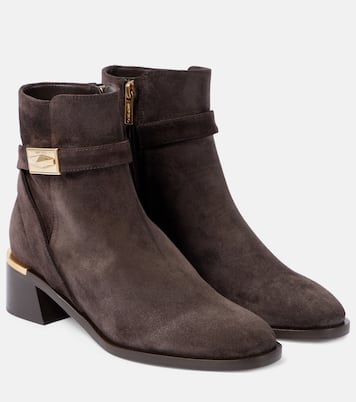 Ankle Boots Diantha 45 aus Veloursleder | Jimmy Choo