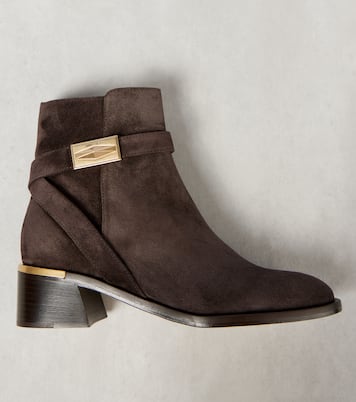 Ankle Boots Diantha 45 aus Veloursleder | Jimmy Choo