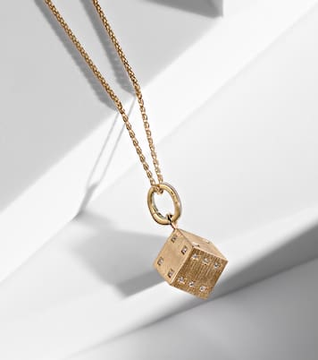 Halskette Spiga aus 18kt Gelbgold mit Diamanten | Marie Lichtenberg