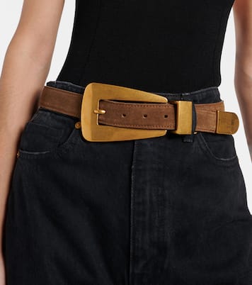 Lucca suede belt | Khaite