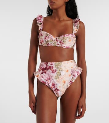 Bedrucktes Bikini-Höschen Jengibre | Agua by Agua Bendita