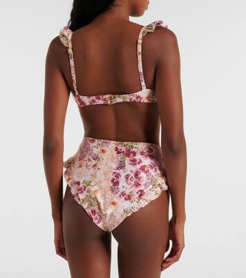 Bedrucktes Bikini-Höschen Jengibre | Agua by Agua Bendita