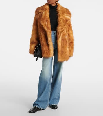 Mantel Urban Jungle aus Faux Fur | Dorothee Schumacher