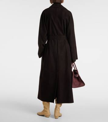 Poseidone suede coat | The Row