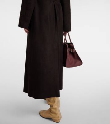 Poseidone suede coat | The Row