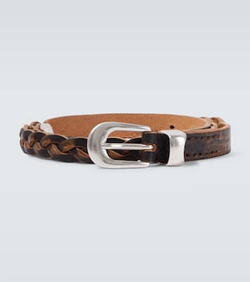 20mm braided leather belt | Our Legacy