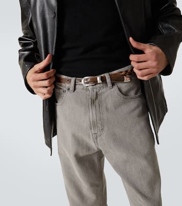 20mm braided leather belt | Our Legacy