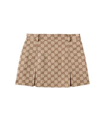 GG canvas cotton-blend skirt | Gucci Kids