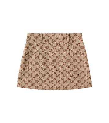 GG canvas cotton-blend skirt | Gucci Kids
