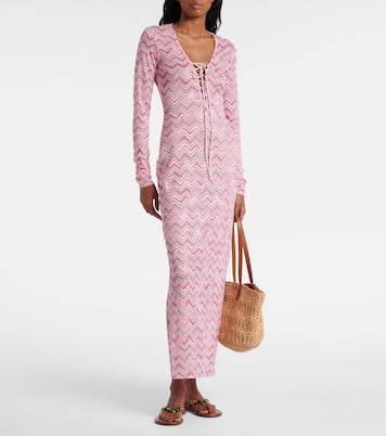 Lamé midi dress | Missoni