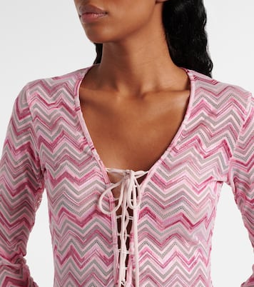 Lamé midi dress | Missoni