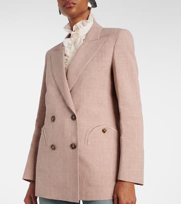 جاكيت بليزر من الكتّان والصوف Spray | Blazé Milano