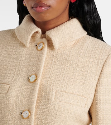 Chaqueta de tweed de mezcla de lana | Valentino