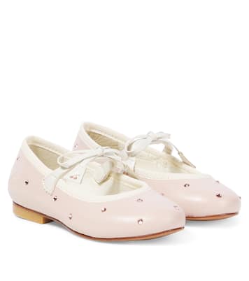 Eveline leather Mary Jane flats | Bonpoint