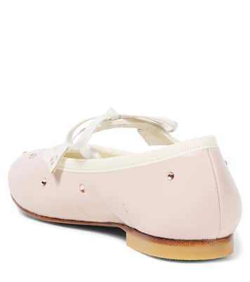 Eveline leather Mary Jane flats | Bonpoint