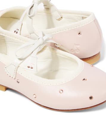 Eveline leather Mary Jane flats | Bonpoint