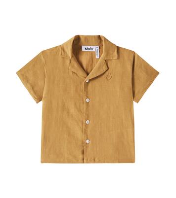 Baby Eyou linen and cotton shirt | Molo