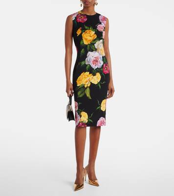 Midikleid aus einem Seidengemisch | Dolce&Gabbana