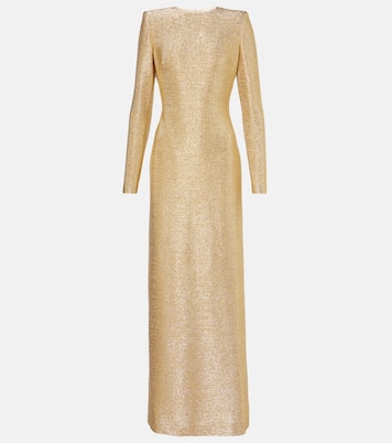 Robe longue en lamé | Oscar de la Renta