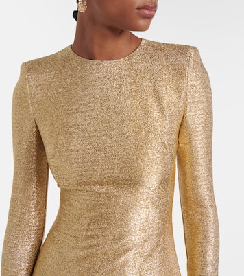 Robe longue en lamé | Oscar de la Renta