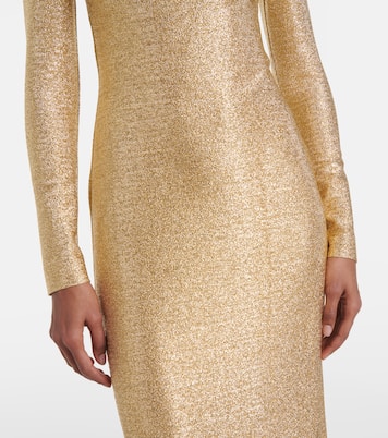 Robe longue en lamé | Oscar de la Renta