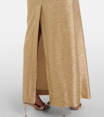 Robe longue en lamé | Oscar de la Renta