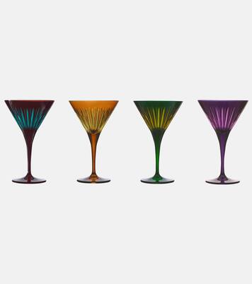 Set de 4 copas de martini Prism | L'Objet