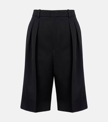 Bermuda-Shorts aus Wolle | Saint Laurent