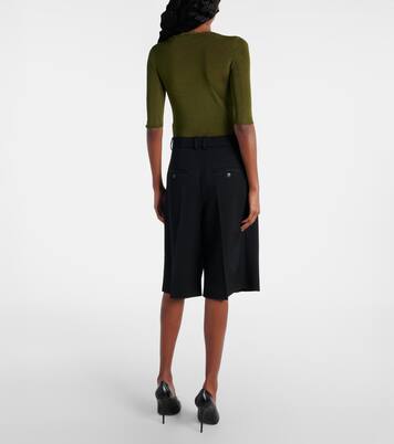 Bermuda-Shorts aus Wolle | Saint Laurent