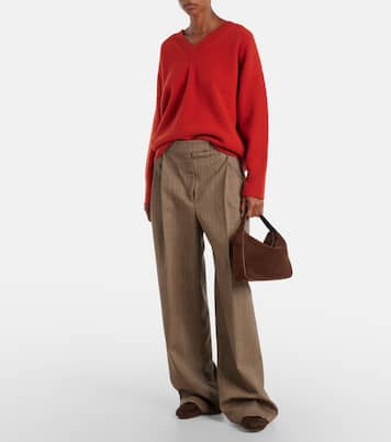 Borsa a spalla in suede | Aesther Ekme