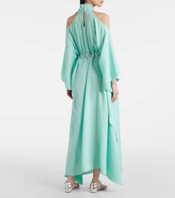 Caftano Mambo con scollo all’americana e cintura | Taller Marmo