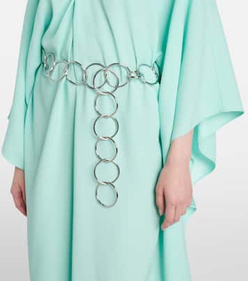 Caftano Mambo con scollo all’americana e cintura | Taller Marmo