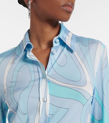 Hemd Marmo aus Satin | Pucci