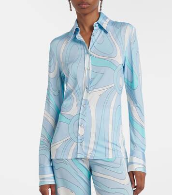 Hemd Marmo aus Satin | Pucci