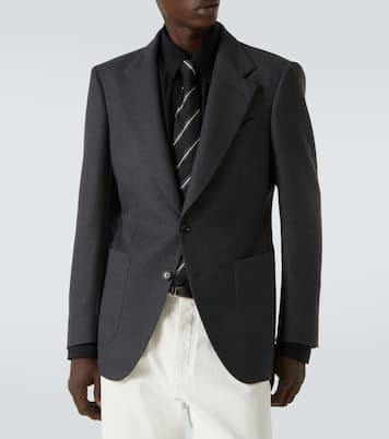 Blazer en mezcla de lana y seda | Tom Ford