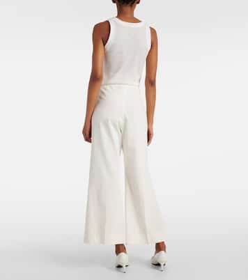 Pantalon flare Walter en toile de coton | Khaite