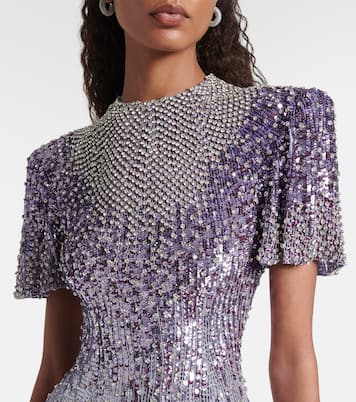 Robe longue Jourdain à ornements | Jenny Packham