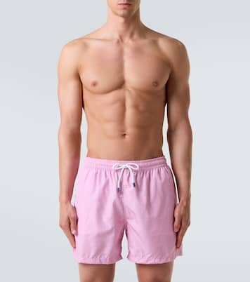 Madeira printed swim trunks  | Fedeli