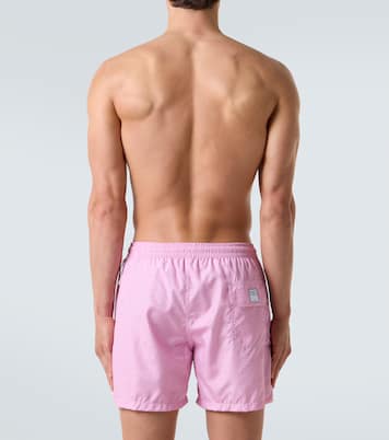 Madeira printed swim trunks  | Fedeli
