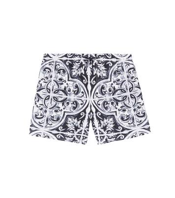 Majolica swim trunks | Dolce&Gabbana Kids