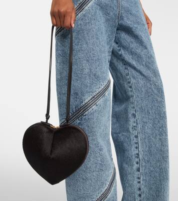 Schultertasche Le Cœur aus Kalbshaar | Alaïa