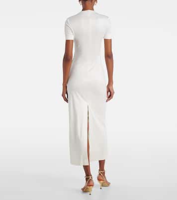 Printed jersey T-shirt dress | Oscar de la Renta