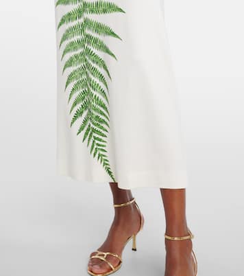 Printed jersey T-shirt dress | Oscar de la Renta