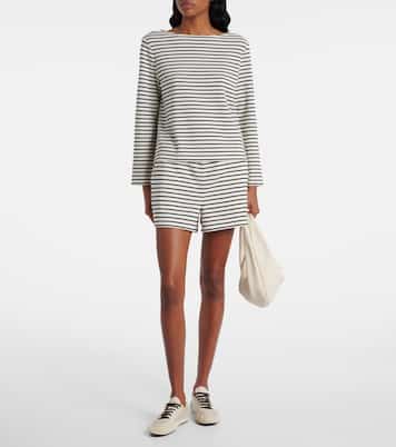 Brighton striped shorts | Veronica Beard