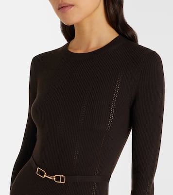 Imagene rib-knitted wool midi dress | Gabriela Hearst