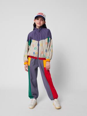 Colorblocked cotton sweatpants | Bobo Choses