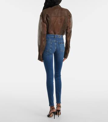 HW high-waist skinny jeans | 7 For All Mankind